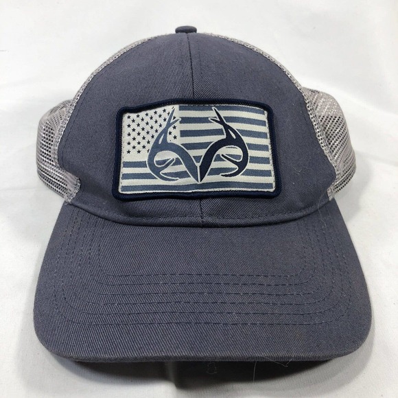 Realtree Snapback Hat Cap Mesh Back One Size Fits Most OSFM Outdoor Adjustable - Picture 1 of 10